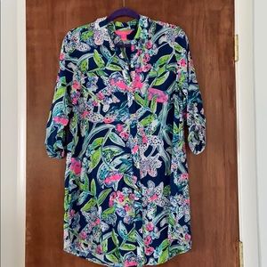 New. Lilly Pulitzer short dress/cover up size S